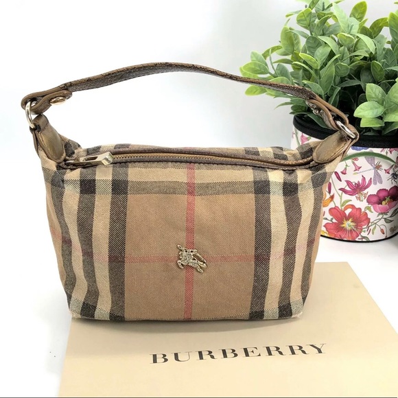 Burberry Handbags - Burberry Authentic 00s Haymarket Shimmer Mini Bag
